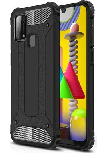 Samsung Galaxy M31 Uyumlu Kılıf Crash Silikon Kapak