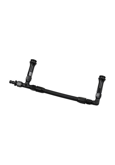 Braided An6 Çift Besleme Karbüratör Yakıt Hattı İki Pompa Alüminyum Alaşım 4150 Holley Karbüratör İçin 7/8''-20 Diş