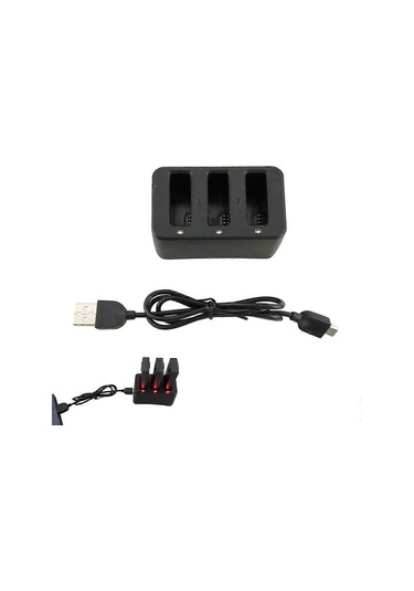 Djı Tello Drone İçin 3'ü 1 Arada Çoklu Pil Şarj Cihazı Hub'ı Akıllı Hızlı Şarj