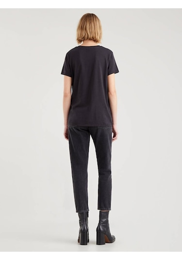 Levi's Lse The Perfect Kadın Siyah T-shirt Siyah