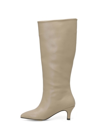 Butigo Helly 3pr Krem Kadın Topuklu Çizme 000000000101740936 Bej