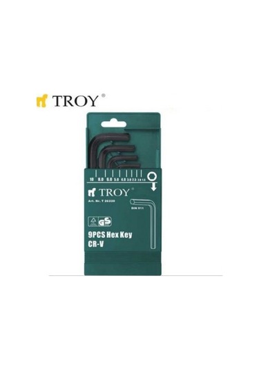 Troy 26200 Allen Anahtar Seti 9 Parça Torx
