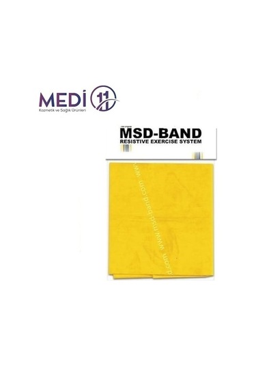 Moves Band 1.5 Metre Sarı Egzersiz ve Pilates Direnç Bandı Sarı