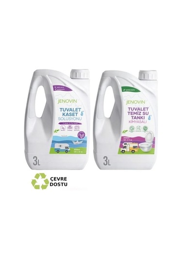Jenovin Sifon Temizliği Karavan & Tekne Tuvalet Kimyasalı 3L - Katı Atık Parçalama Lavanta Kokusu