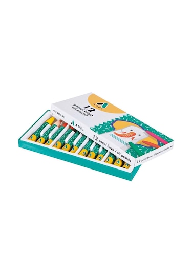 Adel 4'lü Boya Seti - 12'li Kuru, Keçeli, Sulu ve Pastel Boya