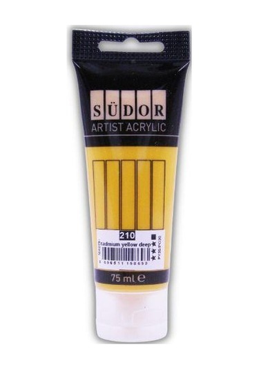 Akrilik Boya 75 Ml Renk Seçenekli 1 Adet Monalisa 75 Ml Akrilik Boya Tüp 1 Adet Cadmium Yellow Deep