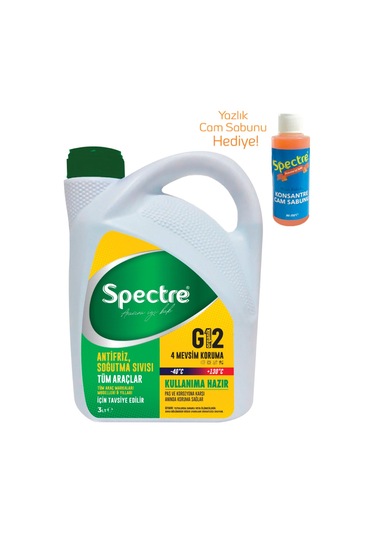 Spectre G12 Yeşil -40 Derece Antifriz Yazlık Cam Sabunu