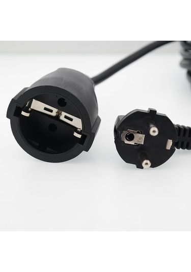 Tek-iş 25 Metre Uzatma Kablosu 3 X 1,5 Mm Ttr Bakır Kablo Erkek Fiş Dişi Fiş Baskılı Seyyar Ara Kablo Diğer