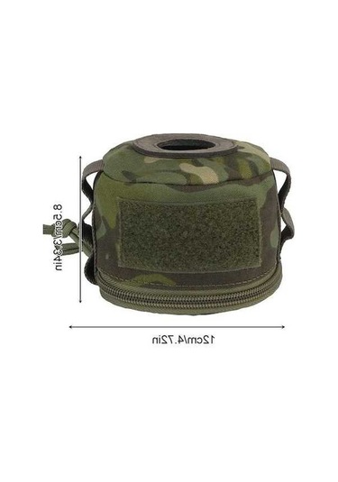 Novahub Kamp Benzin Bidonu Koruyucu Kapak Gaz Tankı Durumda Hava Şişe Wrap Kol Yeşil Yeşil