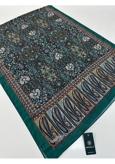 Bonjela Soft Pamuklu Şal Etro Desen Lbs1804-43192 Çok Renkli