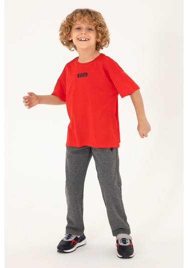 U.s. Polo Assn. Erkek Çocuk Kırmızı Tişört 50298982-vr030 Kırmızı
