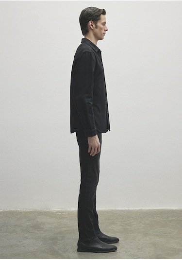 Mavi - Roy Lux Black Nights Koyu Gri Denim Gömlek 0210496-82410 Gri