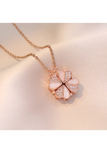 Bayan Kolye: Moda Estetiği Titanyum Çelik Kolye No.396 Çok REnkli