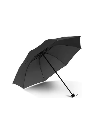 Siyah El Fenerli Şemsiye Çok Renkli