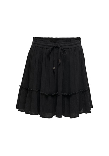 Only Onlıbıza Lıfe Short Skırt Wvn Noos 15219931 Siyah 001