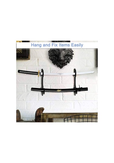 Sones Akrilik Samuray Kılıcı Ve Kını Tutucu Siyah