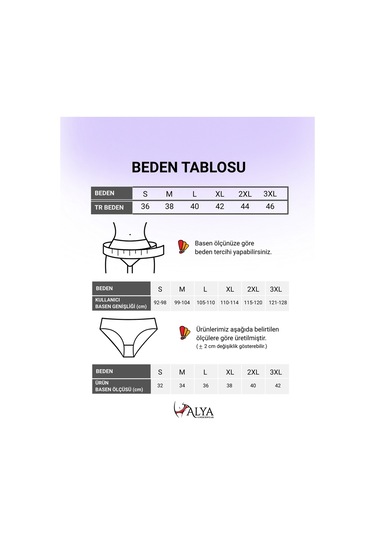 Alya Underwear Kadın Pamuklu Hipster - Slip Külot 5 Farklı Renk 1 Pakette Multicolor-x26