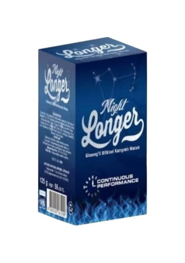 Night Longer Ginsengli Bitkisel Karışımlı Macun 125 G