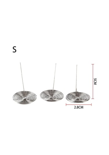 Jms 3 Adet Dayanıklı Paslanmaz Çelik Çay Demlik Süzgeç Çaydanlık Filtresi Gümüş