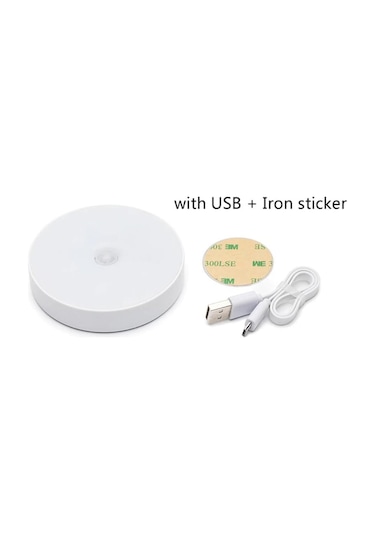 Sge Teknoloji Hareket Sensörlü Sarı Renk Usb Şarjlı Led Işık Lamb (525286860)