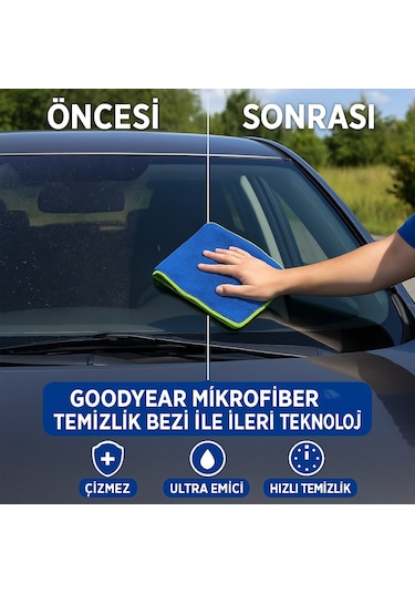 Goodyear Mikrofiber Bez Mavi