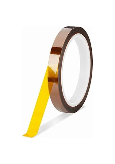 Kapton Bant 5mmx33m Yüksek Isıya Dayanıklı Yanmaz Bant
