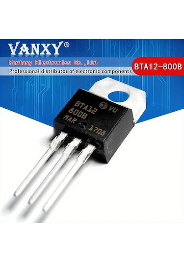 Wangxi Bta24 800b Triac Ac Devre Anahtarlama Dimleme Uygun To220