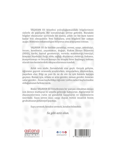 Yaşayan Su Felsefesi - Bülent Uğur Ecevit - Astana Yayınları