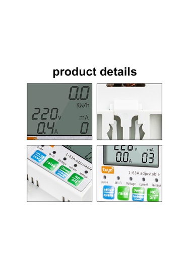 Tuya Zigbee Akıllı Otomatik Tekrar Kapama Koruyucu E25807