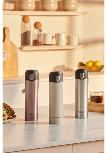 Karaca Pluton Çelik Sızdırmaz Termos Inox 450 ml