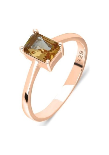 Roze Gümüş Yüzük Zultanit Taşlı Bayan Yüzüğü Yzk-353