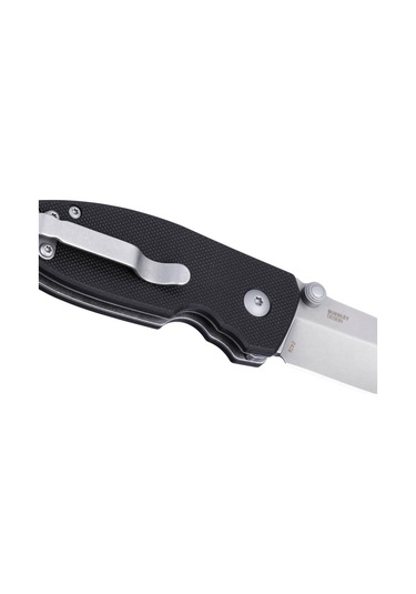 Crkt Squid Xm Button Lock G10 Black Kamp Çakı Siyah