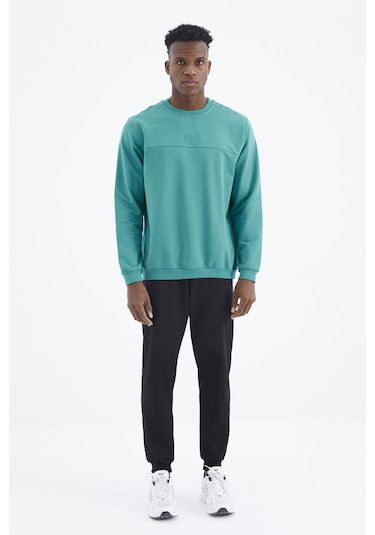 Tommy Life Keith Deniz Yeşili - Siyah Basic Erkek Eşofman Takım - 85231 Yeşil - Siyah