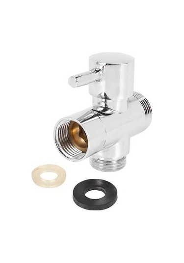 Tongxida Bosphorusboutique Yollu Yedek Vana Siyah Sistemi, Krom Kaplama Gümüş Duş Diverter 3 1/2 Yt Çok Renkli Çok Renkli