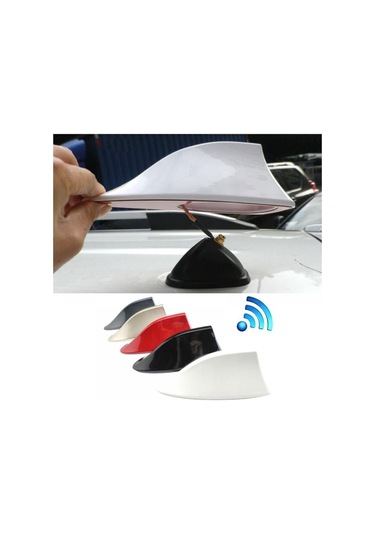 Renault Megane Beyaz Shark Balık Sırtı Araç Üstü Radio Anteni