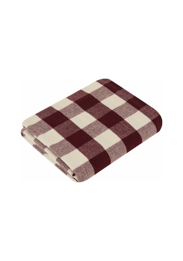 Karaca Home Flanel Throw Tv Battaniyesi Vişne Vişne