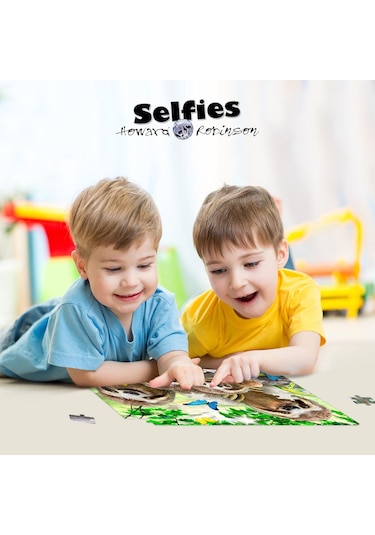 Prime 3d - Tembel Hayvan Pelüş Ve Selfie 48 Parça Puzzle 15804
