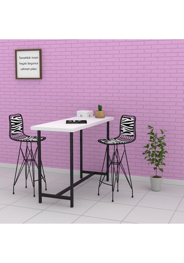 Knsz kafes tel bar sandalyesi 1 li zengin syhbonar sırt minderli 75 cm oturma yüksekliği ofis cafe bahçe mutfak