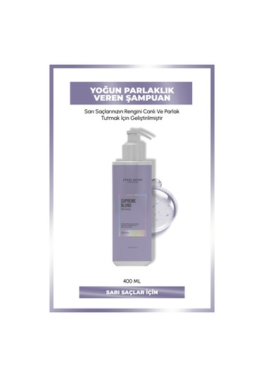 Lewel Mood Premium Supreme Blond Şampuan 400 ML