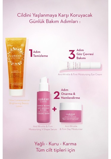 Lumene Sıkılaştırıcı & Yüz Ovali Şekillendirici Serum 30 ML