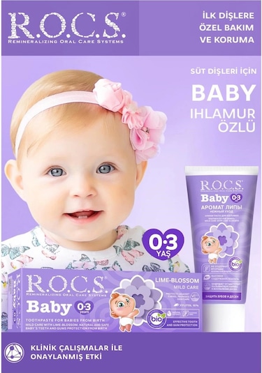 R.o.c.s. Baby 0-3 Yaş Ihlamur Özlü Diş Macunu 35ml