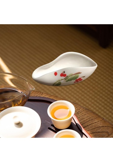 Suntek Ev Büfe Kiraz Için Seramik Dozaj Kabı Porselen Tek