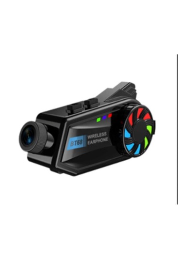 Vothoon Bt68 Motosiklet Bluetooth Kulaklık 1080p Kamera İntercom