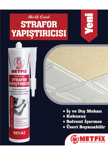 Metfix Strafor Yapıştırıcı 310ml / 480gr