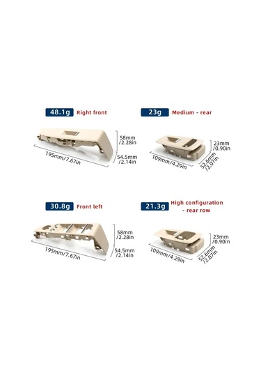 Lhd Araba Ön Sol Sağ Pencere Kaldırıcı Anahtarı Dış Çerçeve Panel Kapak Regülatörü Rear A Dark Brown 1 Piece Set