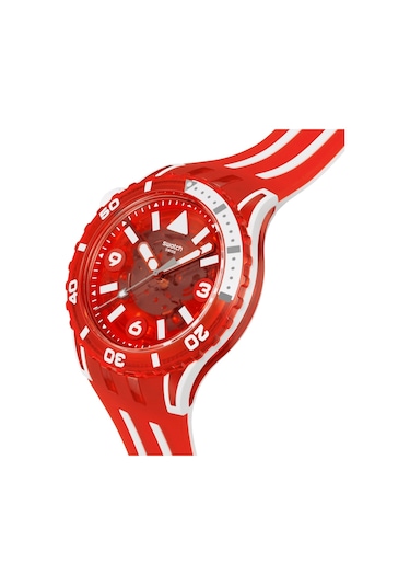 Swatch Sscu09r100 Lion's Mane Erkek Kol Saati Kırmızı