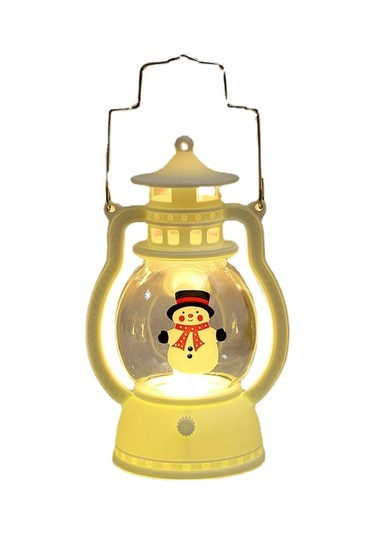 Soulader Yılbaşı Parti Feneri Dekoratif Işık Midilli Figürü Ev Süs Aksesuarı Beyaz