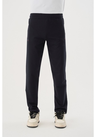 Shooter Sportswear Erkek Antrasit Mevsimlik Eşofman Altı Beli Lastikli Bağcıklı Rahat Kalıp Lacivert