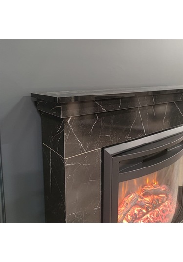 Dlc 1165 Ceningan 1800 Watt Mermer Desenli Dekoratif Elektrikli Şömine