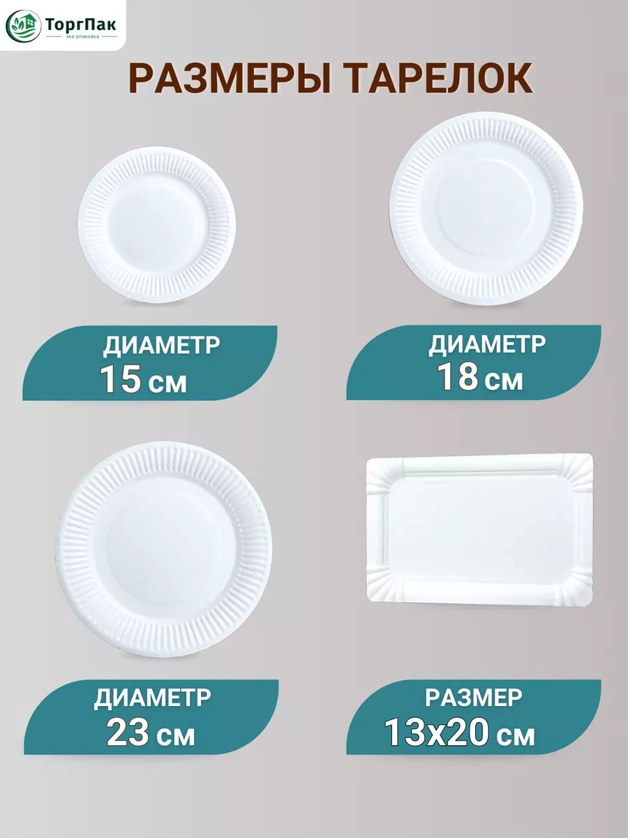 Euecopack Tek Kullanımlık Tabaklar 23 Cm 50 Adet. 223586311 50